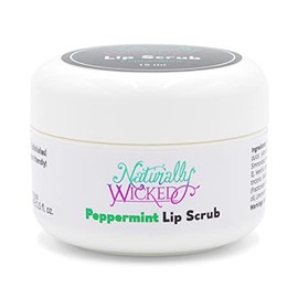 Naturally WickedÂ® Peppermint Lip Scrub 15ml | Natural, Vegan & Cruelty Free