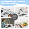 Wasserhahn Abtropfmatte Silikon, Wasserhahnmatte Küchenspüle mit 3 Replacement Sizes Abtropfmatte,