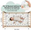 Yoofoss Pack of 2 Baby Fitted Sheets 60 x 120