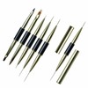 Nail art pocket type dual brush 5 types fine line brush (WAB1D79) / 네일아트 포켓형 듀얼 브러쉬 5종 세필 라인브러쉬 (WAB1D79)