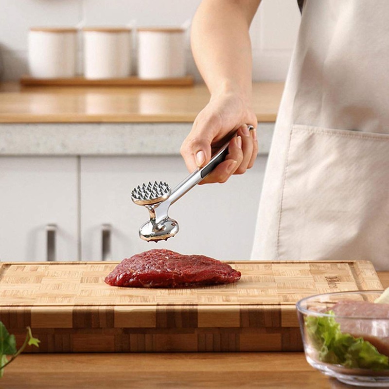 Meat Tenderizer Hammer, Zinc Alloy Meat Tenderizer Hammer Double Side