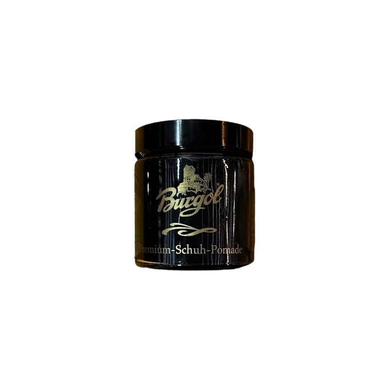 Burgol Premium Shoe Pomade 100 ml (Black), black