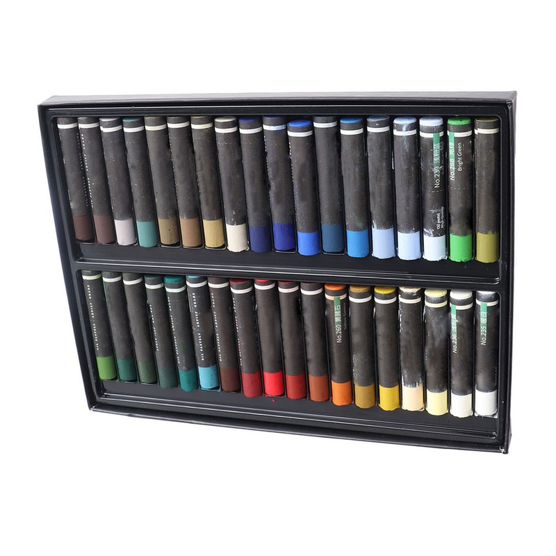 Oil Pastel Set Professional 36 Colors High Pigment Vibrant Soft