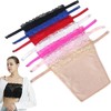 Metyou 7Pcs Women Lace Clip-on Mock Camisole Bra Insert Overlay