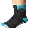 K. Bell Men's 2 Pack Variegated Stripe Hi Top Crew