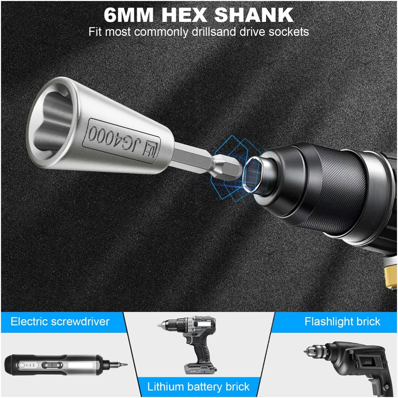 Wire Twister Tool for Drill, 6MM Hex Shank Wire Nut