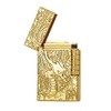 Dragon Carved Open Flame Butane Lighter (Item Will Come Without