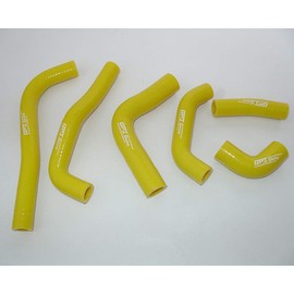 Silicone Radiator Hose for 2002-2004 Honda CRF450R CRF450 CRF 450 R 2003 02 03 04 (Yellow)