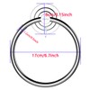 JiePai Vacuum Suction Towel Holder,Modern Shower Towel Ring,Washcloth Hand Towel