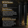 37290 2PCS Rear Suspension Shock Absorbers Struts，For Chrysler Town &