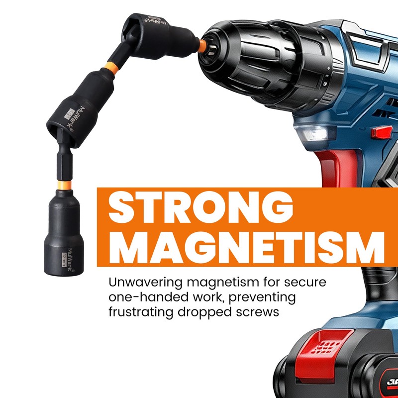 MulWark Magnetic Nut Driver Set 16 pcs Impact Driver Bit