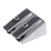 Wanfor Sharpener, Metal Bevelled Double Hole Pencil Sharpener School Office
