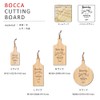 Stylish Wooden Rubber Wood Cutting Board Pizza Board Round