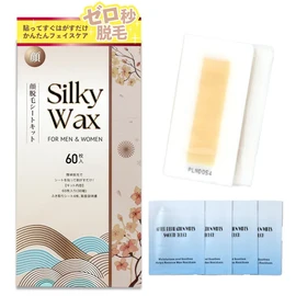 Silky Wax Brazilian Wax Eyebrow Hair Removal Sheet Facial Hair Removal Sheet Kit Eyebrow Removal 60pcs