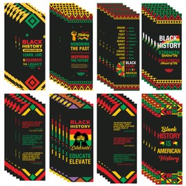 Black History Month Bookmarks Party Favors, Black History African American Celebration Bookmarks Decorations