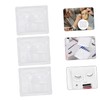 Mikinona 3pcs Eyelash Practice Tray Lash Extension Kit Face Models