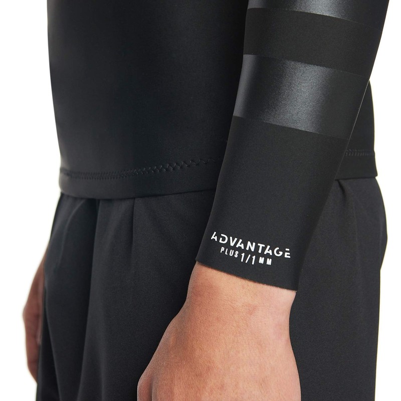 Hurley Advantage Plus 1mm Reversible Wetsuit Jacket Top - Black