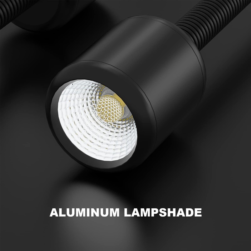 LED Machine Light with Strong Magnetic Base and Flexible Gooseneck