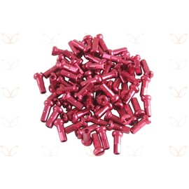 CarbonCycles 75 Alloy Anodized Coloured Spoke Nipples.Enough for 2 Wheels,7075 Alloy 14Gx12mm