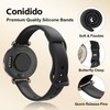 Conidido 2 Pack Slim Silicone Watch Bands Compatible with Garmin
