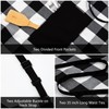 Jubatus 1 Pack Buffalo Check Apron with 2 Pockets Adjustable