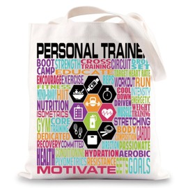 BWWKTOP Personal Trainer Tote Bag Personal Trainer Gifts Fitness Instructor Shoulder Bag Fitness Trainer Gifts (Personal Trainer)