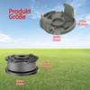 EVENLINKICS Grass trimmer thread spool, for Bosch cordless grass trimmer