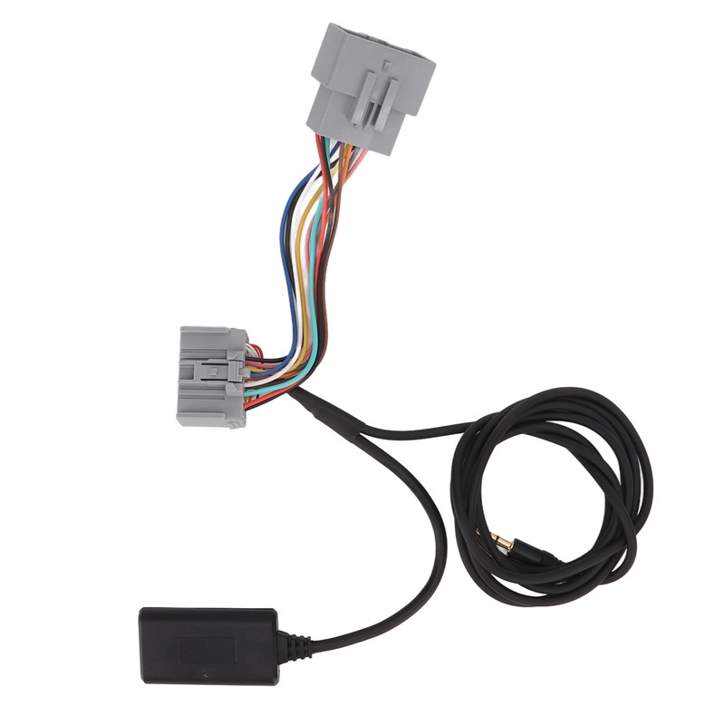 Car Bluetooth AUX Module Wireless Black Radio Adaptor Replacement for