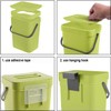LALASTAR Food Waste Basket Bin for Kitchen, Small Countertop Compost