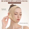 2pz Faja Mentonera Reduce Arruga Papada Y Adelgazante Facial
