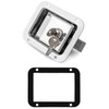 QWORK Travel Trailer Lock, 4 Pack, Stainless Steel Flush Mount