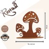 Rostikal Herbstdeko Pilze 15 cm Gartendeko Rost Balkon Deko Pilz