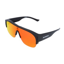 Gamswild WO7530 Überbrille Sonnenbrille Sportbrille Halbrahmenbrille Damen Herren Fahrradbrille Unisex | grau | braun | schwarz-rot