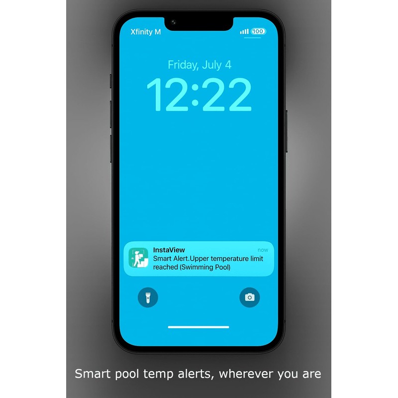 Pool Thermometer Floating Easy Read with Phone App – App