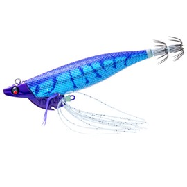 YO-ZURI Egi EbiQ TR No. 3.5, 28g Blue Purple, Tippet Run