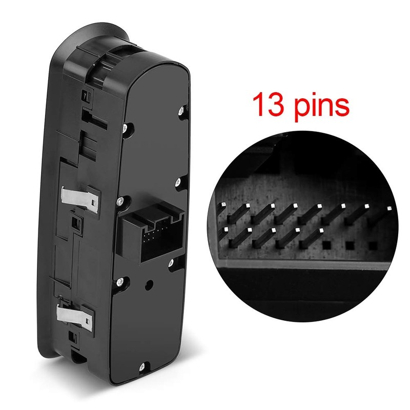 Front Left Window Regulator Driver Side Main Window Control Button