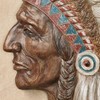 Touch of Class Noble Leader Native American Head Wall Decor