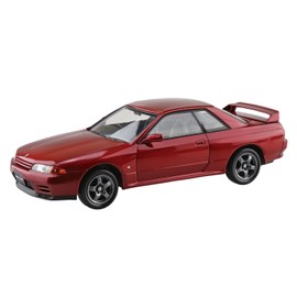 Aoshima Bunka Kyozai (AOSHIMA) 1/32 The Snap Kit Series Nissan R32 Skyline GT-R Red Pearl Color Coded Plastic Model 14-E