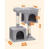 Feandrea Cat Tree, 33.1-Inch Cat Tower, L, Cat Condo for