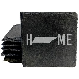 Tennessee Home Coasters - Square Slate - set of 6