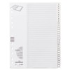 Durable 616002 Index Dividers A4 Vertical Format with NumbeRed Tabs