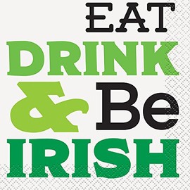 Generique - 16 Eat, Drink + Be Irish Serviettes