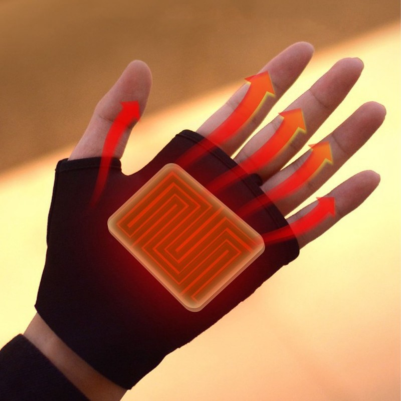 Heated Gloves USB 5V 5W Three Level Adjustment Display Design