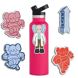 KAWS Sticker Set of 64 KAWS Waterproof Seals, Suitable for Suitcases, Motorcycles, Helmets, etc