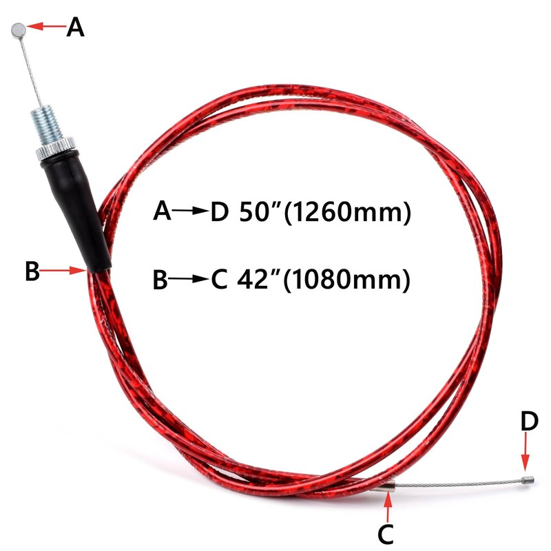 Riyitauto 7/8" 22mm Twist Throttle Accelerator Soft Rubble Handle Grip