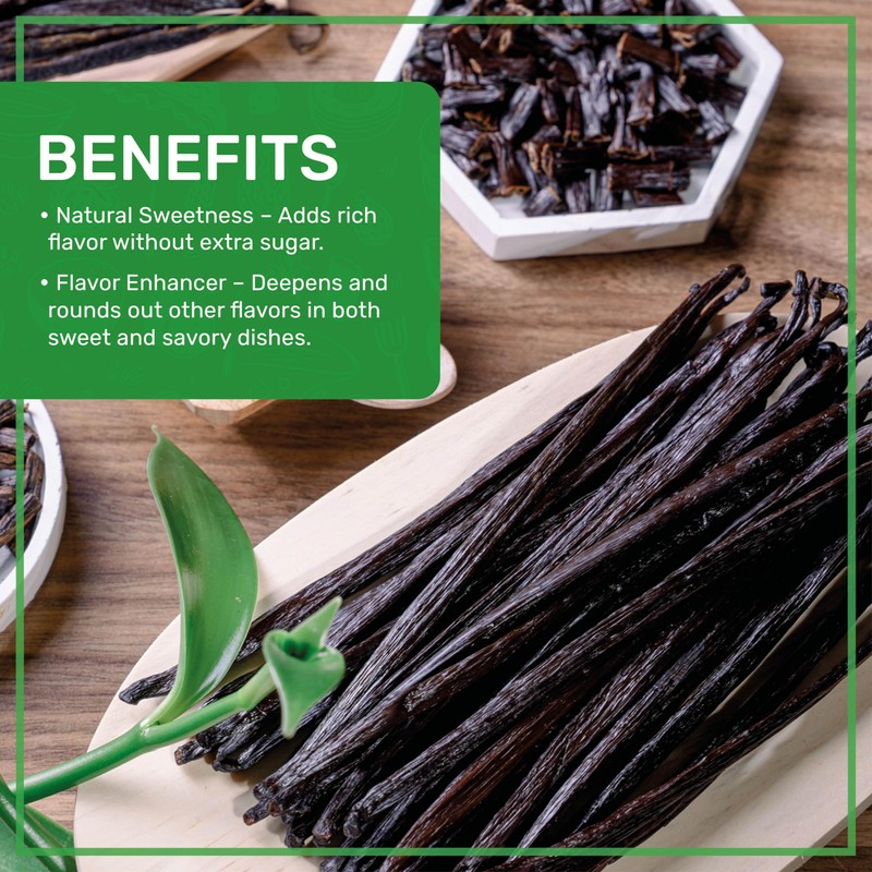 Jiva Organic Vanilla Beans 25 Count Large – Premium Grade