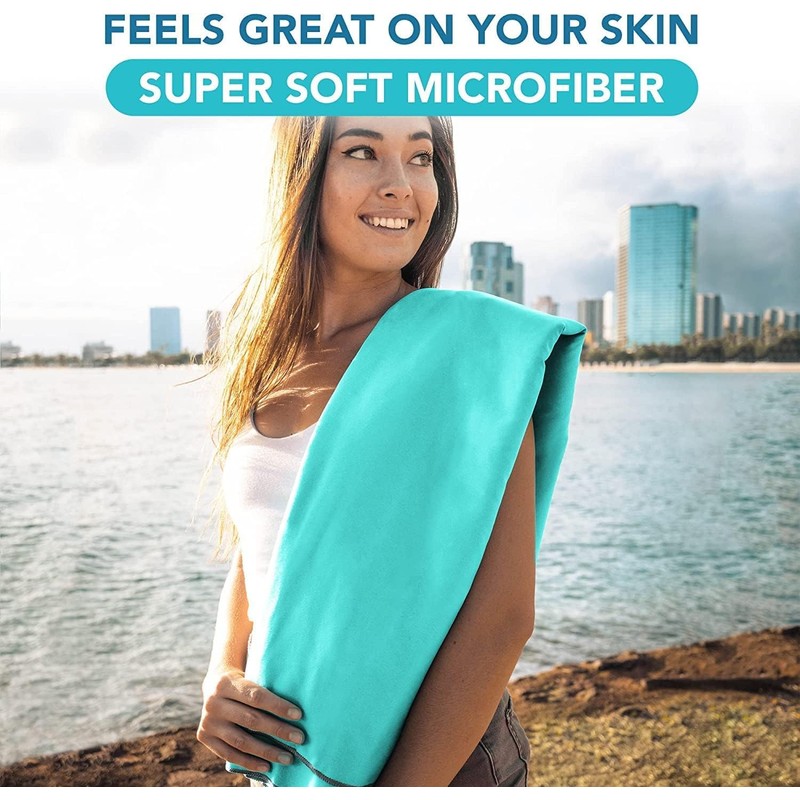 Youphoria Microfiber Travel Towel Fast Drying Lightweight - Quick Dry
