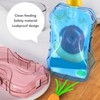 Original Squeeze Proof Food Bag Holder for Toddlers (Blue)