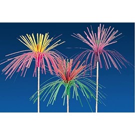 Garcia de Pou Wooden Ice Cream Decorations Palm Trees in Box, Wood, Assorted, 15 x 30 x 30 cm