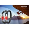 Locking Carabiner - 25kN 5600lb Climbing Carabiner Screw Gate D